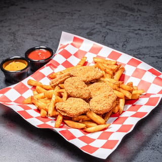 6 Pieces Nuggets with fries